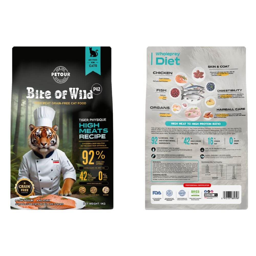 อาหารแมวผสมฟรีซดราย BITE OF WILD สูตร P42 HOLISTIC GRAIN FREE รสไก่และปลาทะเลน้ำลึก 1 กก._2